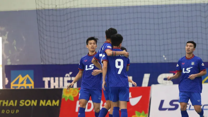 Thái Sơn Bắc giành vị trí á quân tại Giải Futsal VĐQG 2024. ẢNH: ANH TRẦN 