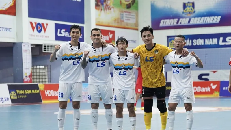 Thái Sơn Nam TPHCM quyết tâm lên ngôi tại Giải Futsal TPHCM mở rộng - LS Cup 2024. ẢNH: ANH TRẦN 