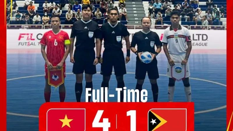 Đội tuyển futsal Việt Nam khởi đầu ấn tượng tại Giải futsal Đông Nam Á 2024.