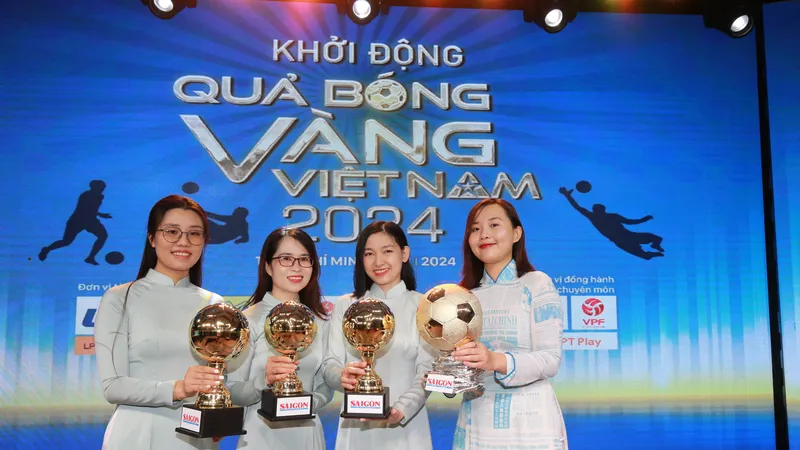 Cuộc bầu chọn Quả bóng vàng Việt Nam 2024 khó đoán lường vì khoảng cách giữa các ứng viên đầy sít sao. ẢNH: DŨNG PHƯƠNG 
