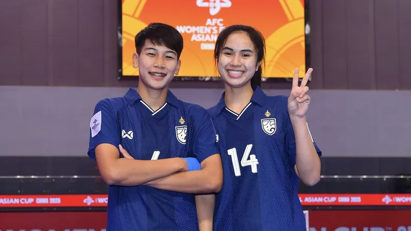 Các nữ tuyển thủ futsal Thái Lan thắng đậm ở trận ra quân Giải futsal nữ châu Á 2025. ẢNH: FAT 