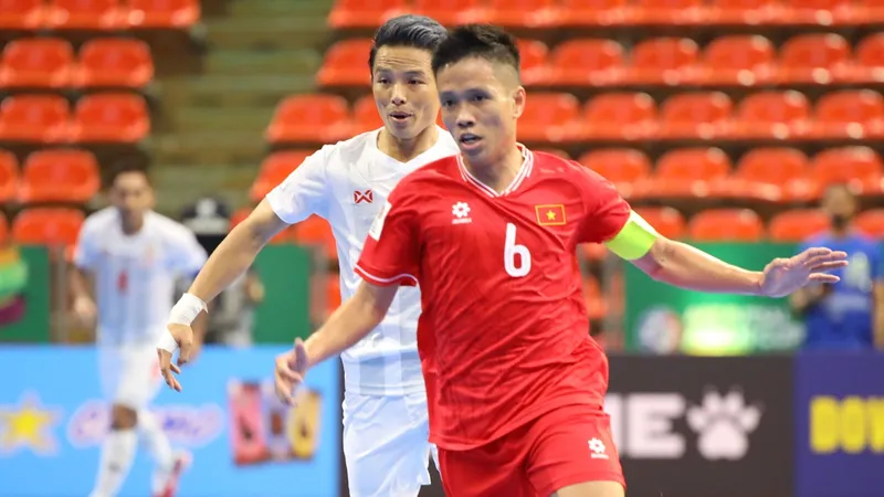 Cựu binh Phạm Đức Hòa trở lại đội tuyển futsal Việt Nam. ẢNH: ANH TRẦN 
