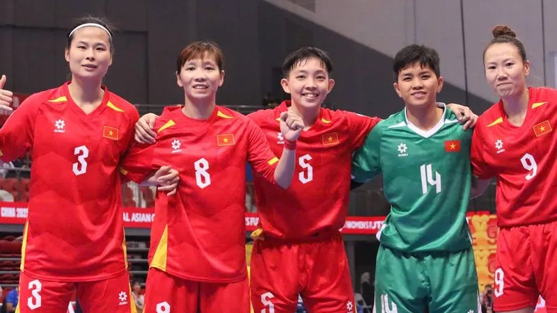 Đội tuyển futsal nữ Việt Nam được kỳ vọng giành huy chương vàng SEA Games 33. ẢNH: ANH TRẦN 