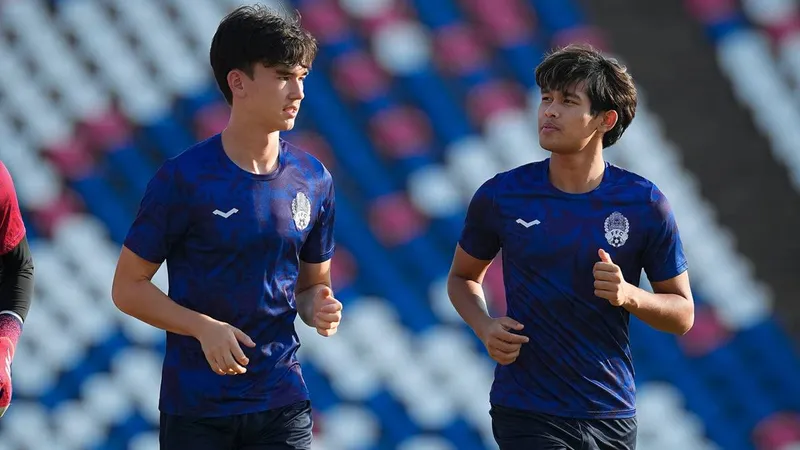Ủy ban Olympic Campuchia quyết định rút đội tuyển bóng đá nam U22 khỏi SEA Games 33. ẢNH: CFF