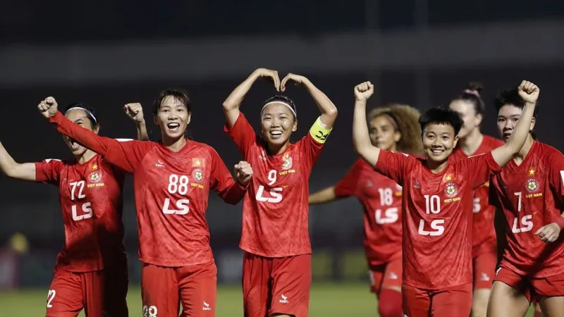 CLB nữ TPHCM phải thi đấu sân khách ở vòng tứ kết Cúp các CLB nữ châu Á 2025-2026. ẢNH: DŨNG PHƯƠNG 