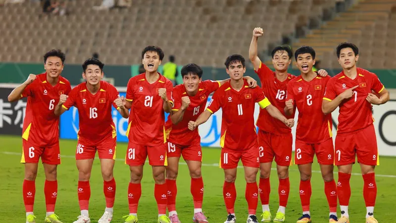 U23 Việt Nam quyết tâm hướng đến tấm huy chương đồng tại U23 châu Á 2026. ẢNH: AFC 
