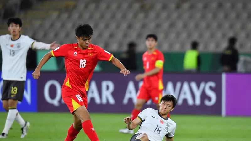 U23 Việt Nam đón nhận thất bại tiếc nuối tại trận bán kết U23 châu Á 2026. ẢNH: AFC 