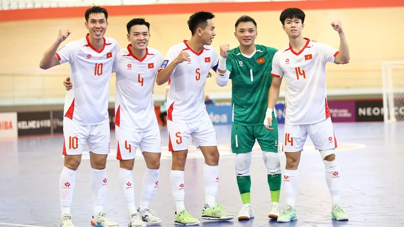 Đội tuyển futsal Việt Nam tham dự Giải futsal Đông Nam Á 2026 vào tháng 4 tới. ẢNH: AFC 