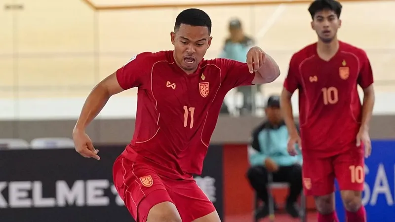 Muhammad Ousmanmusa là pivot số 1 của futsal Thái Lan hiện tại. ẢNH: FAT 