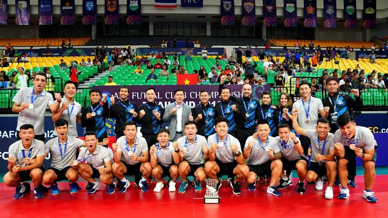 Thái Sơn Nam TPHCM đứng hạng ba châu Á tại mùa giải gần nhất được tổ chức vào năm 2019. ẢNH: ANH TRẦN 