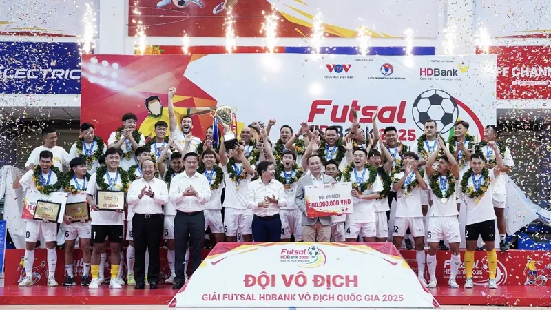 Futsal Thái Sơn Nam đăng ký tham dự Đại hội TDTT TPHCM năm 2026. ẢNH: ANH TRẦN