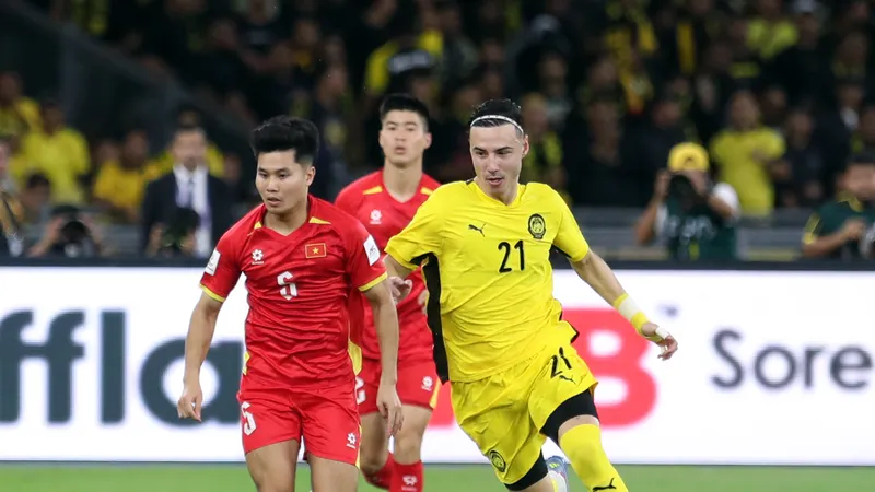 Đội tuyển Việt Nam được xử thắng 3-0 trước Malaysia, qua đó đoạt vé dự Asian Cup 2027. ẢNH: ANH KHOA 