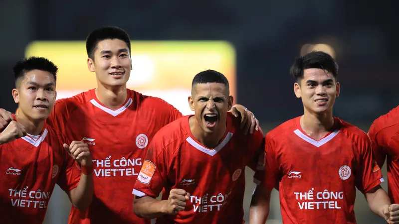 Viettel FC đoạt vé vào bán kết Cúp quốc gia 2025-2026. ẢNH: MINH HOÀNG
