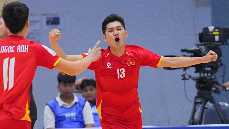 Đội tuyển futsal Việt Nam chia tay Giải futsal Đông Nam Á 2026 với vị trí hạng ba chung cuộc. ẢNH: FAT 