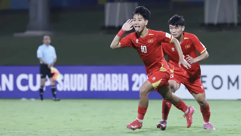 U17 Việt Nam đoạt vé dự U17 World Cup 2026. ẢNH: AFC 