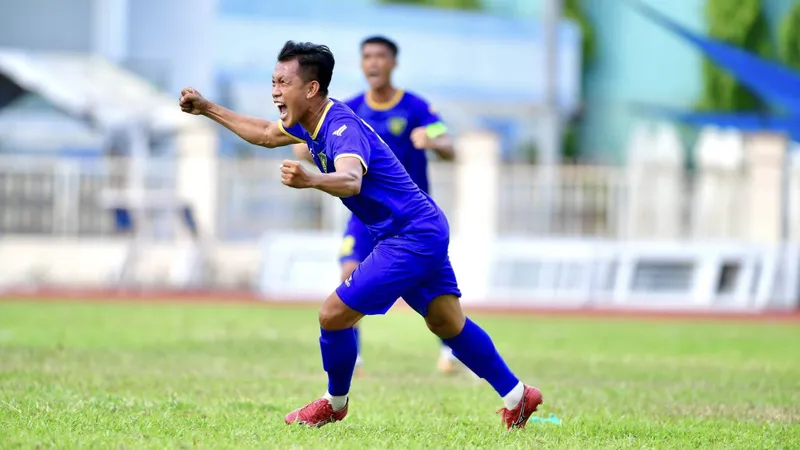 Cựu tuyển thủ U23 Việt Nam Lê Đức Tài toả sáng tại Đại hội TDTT TPHCM 2026. ẢNH: TÂM HÀ 