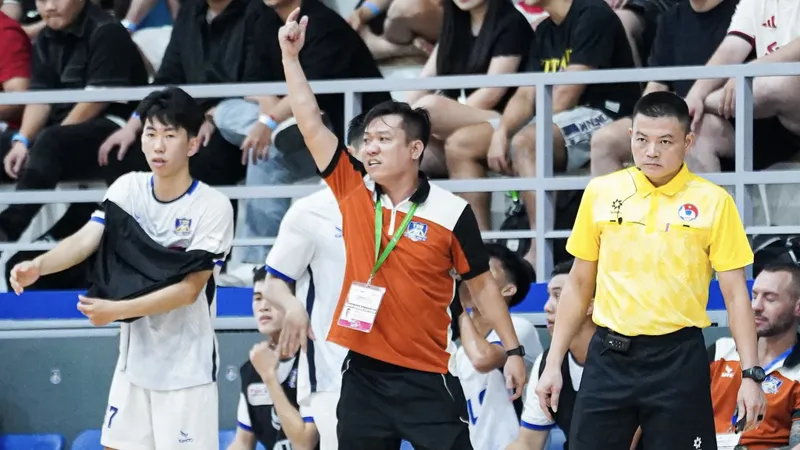 Huyền thoại futsal Việt Nam Trần Văn Vũ chính thức dẫn dắt Thái Sơn Nam TPHCM. ẢNH: TÂM HÀ 
