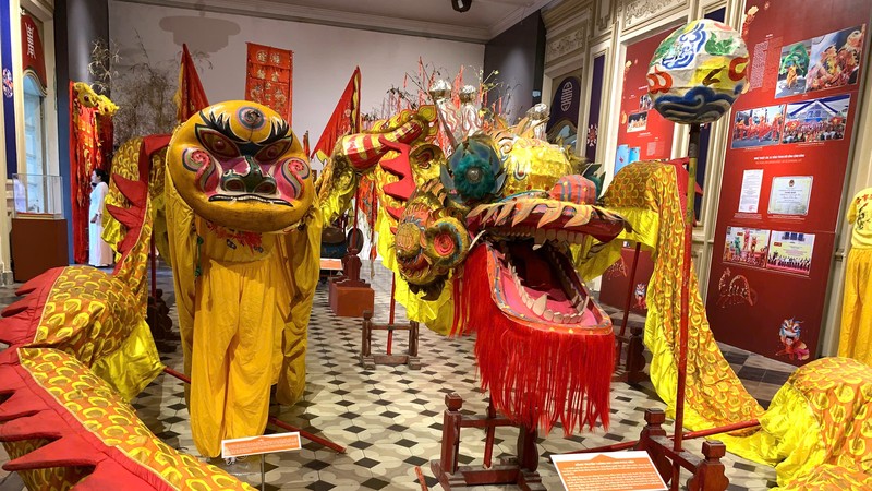 胡志明市博物馆举行华人非物质文化遗产“舞狮文化”专题展