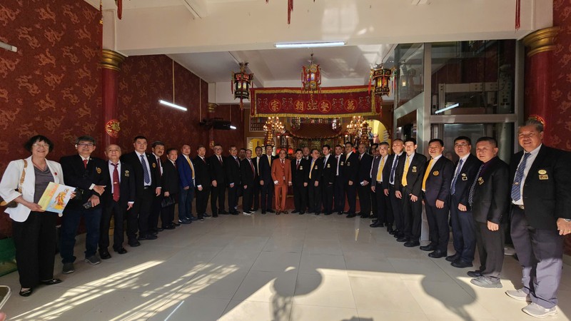 世界林氏宗亲代表团到访本市林氏大宗祠