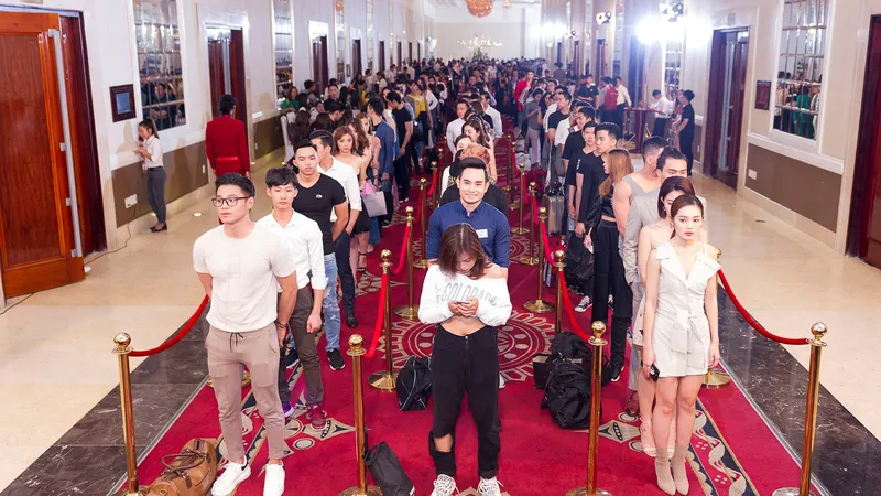 Đông đảo thí sinh tham dự vòng casting tại TPHCM