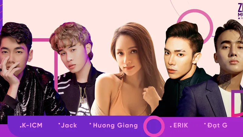 Zing Music Awards 2019 công bố top 10 đề cử