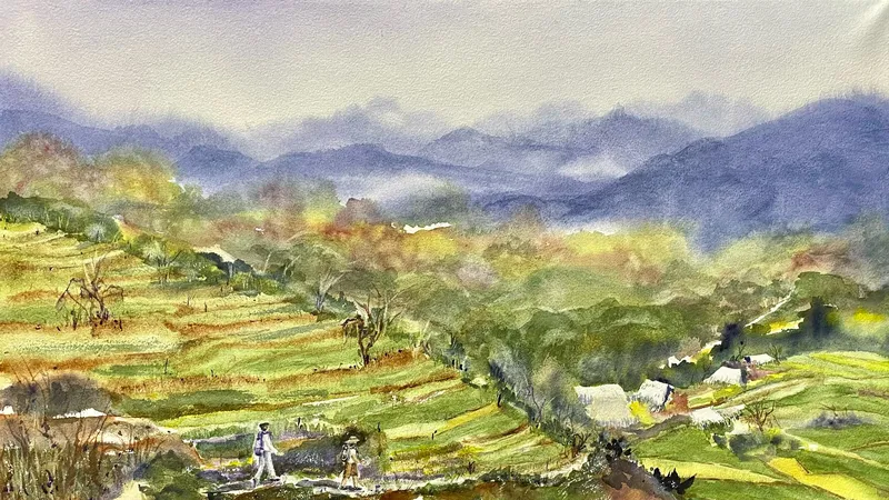Triển lãm tranh màu nước tại TPHCM - Sắc màu dọc miền đất nước