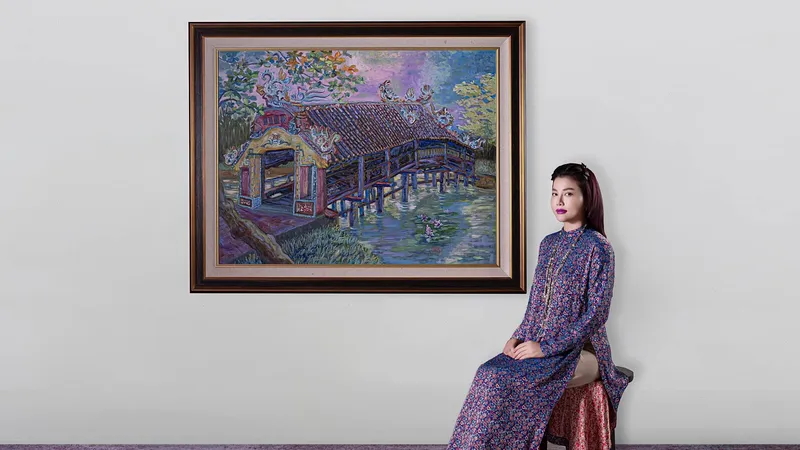 Trải nghiệm nghệ thuật đa giác quan cùng tranh Việt dự triển lãm quốc tế