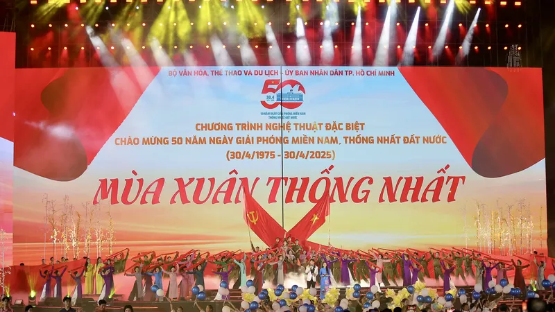 Chương trình nghệ thuật đặc biệt “Mùa xuân thống nhất": Đất nước viết tiếp câu chuyện hoà bình trong kỷ nguyên mới