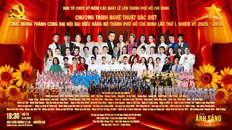 Chương trình nghệ thuật đặc biệt với chủ đề “Dưới ánh sáng quang vinh”