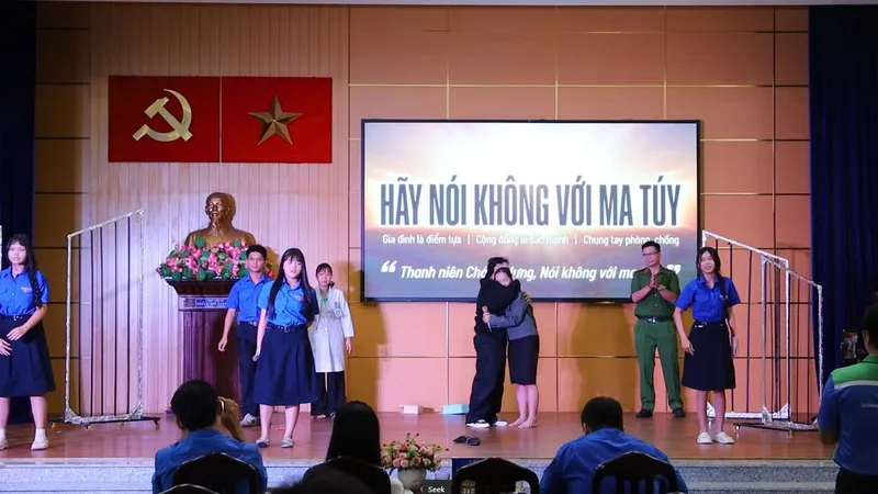 Lan tỏa thông điệp không ma túy đến thanh niên