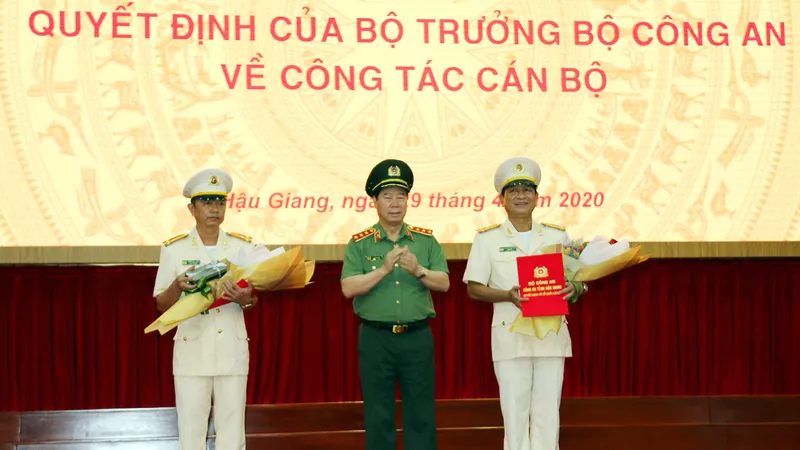 Bổ nhiệm Giám đốc Công an tỉnh Hậu Giang