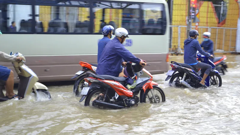 Triều cường dâng cao, Cần Thơ ngập nghiêm trọng
