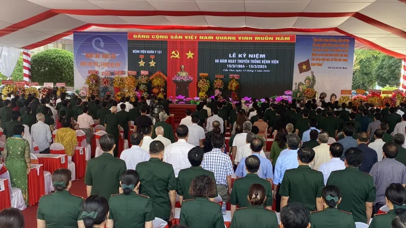 Quang cảnh buỗi lễ sáng 15-3