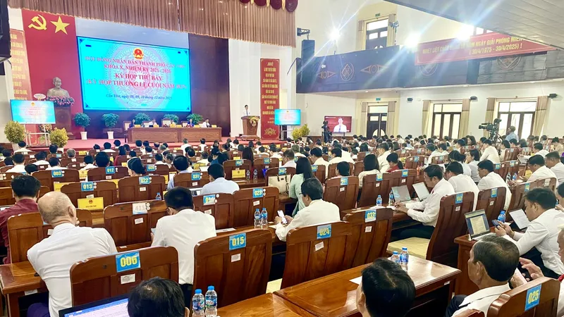 Quang cảnh kỳ họp HĐND TP Cần Thơ