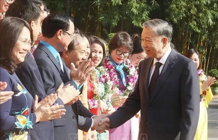 Tổng Bí thư, Chủ tịch nước Tô Lâm gặp mặt đoàn đại biểu của phong trào “Tham mưu giỏi, phục vụ tốt”