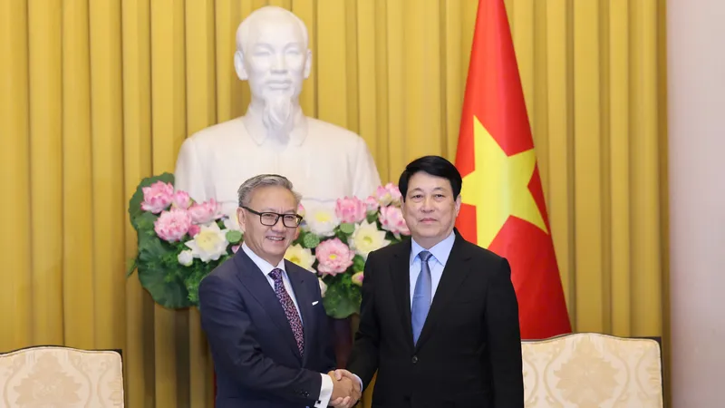 Chủ tịch nước Lương Cường tiếp Bộ trưởng Ngoại giao Lào