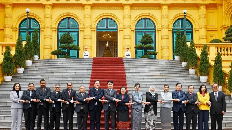 Chủ tịch nước Lương Cường tiếp đại sứ, đại biện các nước ASEAN và Timor-Leste