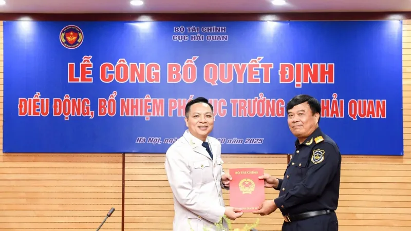 Điều động, bổ nhiệm ông Nguyễn Thành Hưng làm Phó Cục trưởng Cục Hải quan