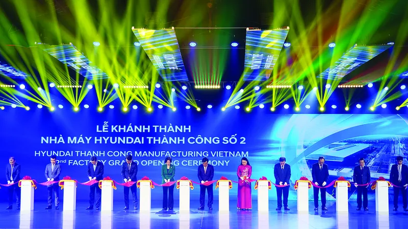 Tập đoàn Thành Công và Hyundai Motor khánh thành Nhà máy Hyundai Thành Công số 2 
