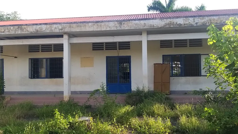 Phân hiệu Vân Hàn của Trường TH Liên Trung, xã Trung Lập Hạ, huyện Củ Chi bị bỏ hoang