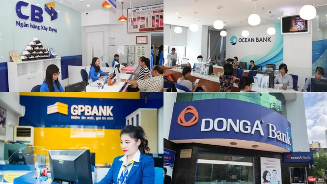 Sẽ chuyển giao bắt buộc 4 ngân hàng yếu kém