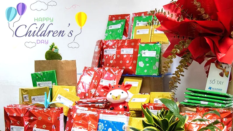 Tập đoàn Xây dựng Hòa Bình tổ chức Ngày Quốc tế thiếu nhi cho các con em CB-CNV tại công ty