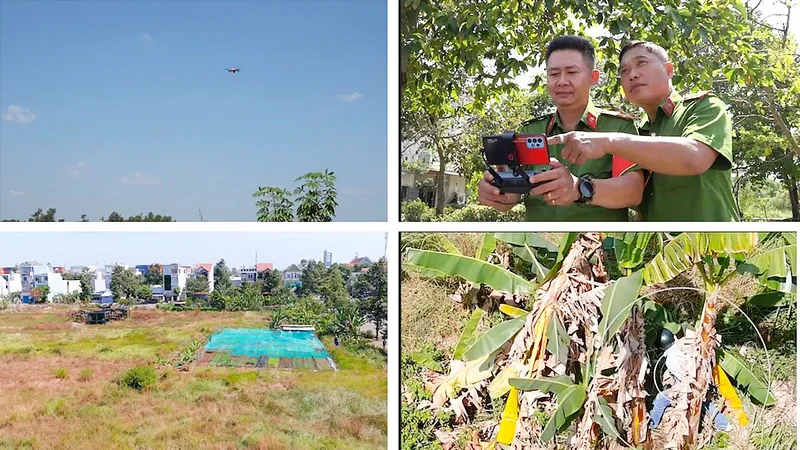 Thực hành tuần tra địa bàn bằng drone ở TP Thủ Đức, TPHCM