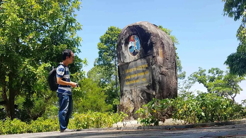 Vị trí ngôi trường Thanh niên tiền tuyến nay là di tích lịch sử trên đường Lê Duẩn, TP Huế (tỉnh Thừa Thiên Huế). Ảnh: AN DU