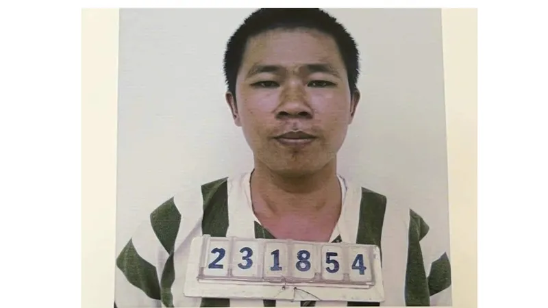 Phạm nhân Hồ Văn Đặng trốn khỏi nơi giam giữ sau hơn một tháng chấp hành án phạt