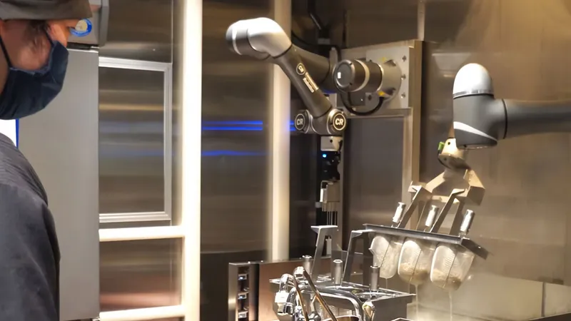 Một robot sử dụng trong ngành thực phẩm của Connected Robotics