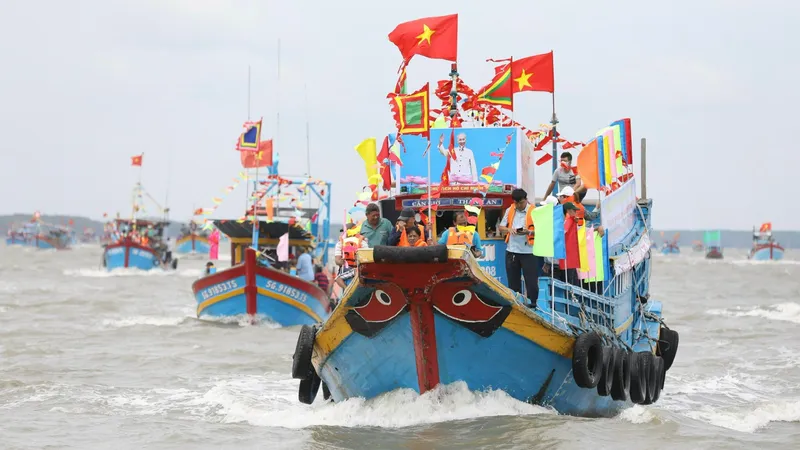 Lễ hội Nghinh Ông Cần Giờ là di sản văn hóa phi vật thể quốc gia. Ảnh: DŨNG PHƯƠNG