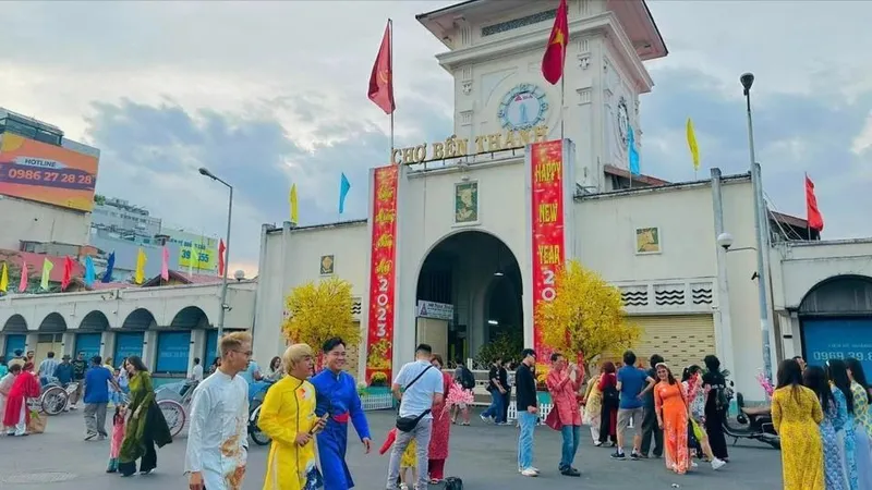 Chỉnh trang khu vực chợ Bến Thành: Công trình chào mừng kỷ niệm 50 năm Ngày Giải phóng miền Nam, thống nhất đất nước