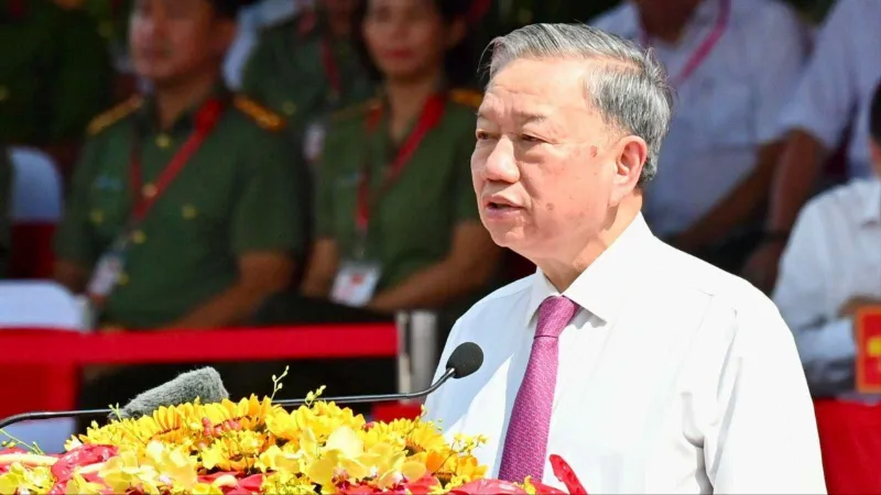 Chủ tịch nước Tô Lâm phát biểu chỉ đạo. Ảnh: VIỆT DŨNG