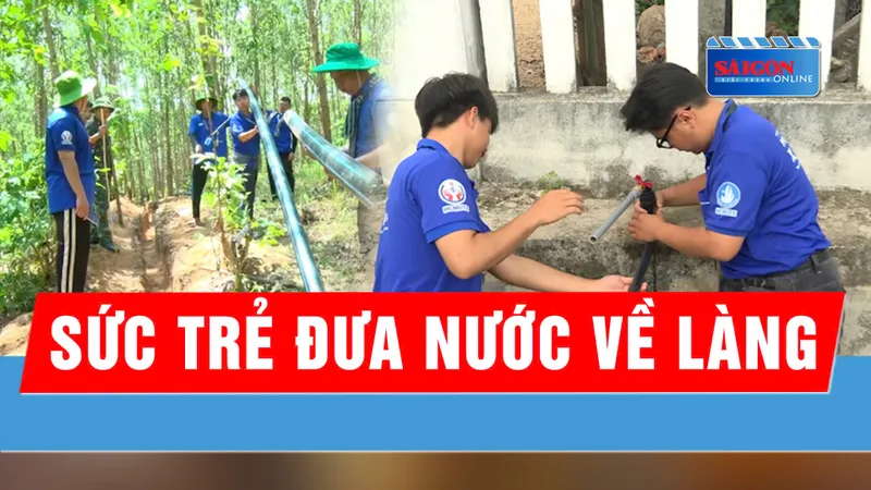 Sức trẻ đưa nước về làng